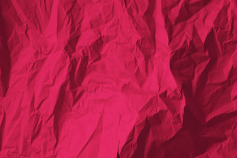 皱巴巴的纸还活着品红色的颜色一年纹理皱巴巴的纸设计复制空间还活着品红色的颜色纸