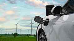 进步电车辆动力清洁能源生成的风涡轮