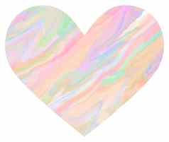 粉红色的心轮廓大理石纹理心设计情人节一天