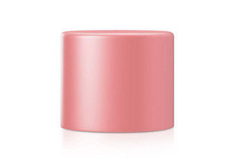 粉红色的讲台上孤立的白色背景优雅的阶段产品化妆品演讲奢侈品模拟基座平台美产品空场景显示展示呈现