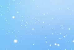 冬天假期冬季背景白色雪下降蓝色的背景雪花散景降雪粒子摘要下雪场景圣诞节雪假期设计