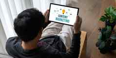 内容市场营销流行的在线业务电子商务