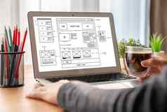 网站设计软件提供流行的模板在线零售业务