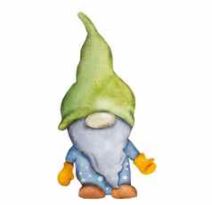 水彩手画Gnome