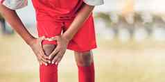 体育运动膝盖受伤足球球员场健身运动员疼痛锻炼医疗紧急足球事故游戏体育培训肌肉疼痛活跃的生活方式
