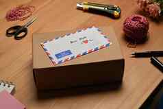 纸板盒子问候卡磁带提示绳子木表格