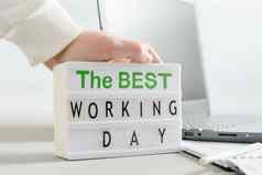 工作一天概念员工工作小时问题生产力效率