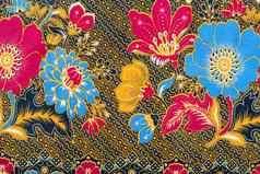 蜡染纱笼模式背景泰国传统的蜡染纱笼亚洲