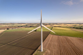 风涡轮生成可再生绿色电