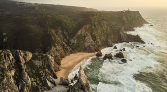 投诉 警察 课纺织最点欧洲空中视图aroeira海滩葡萄牙