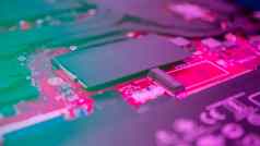 电路董事会电阻微芯片电子组件电脑硬件技术集成沟通处理器信息工程印刷电路板