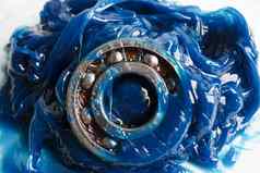 油脂蓝色的溢价质量合成锂复杂的油脂高温度机械润滑汽车工业