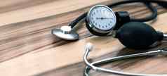 心脏病学眼压计压力计听诊器诊断测量血压力脉冲