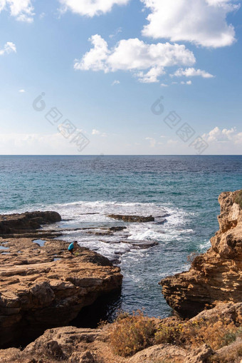 罗什哈尼克拉石窟岩石洞穴著名的自然旅游网站吸引力<strong>西北</strong>以色列加利利地区纳哈里亚地中海海地质创建<strong>海岸</strong>线<strong>海岸</strong>