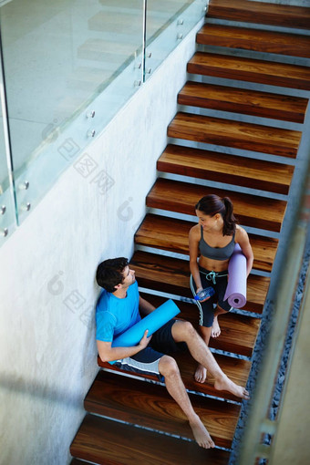 分享健康提示健身房人会说话的楼梯Copyspace