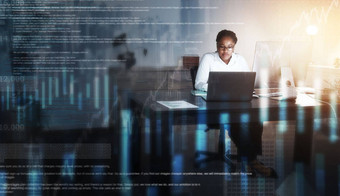 软件数据女人办公室覆盖工作数字金融报告未来主义的数据分析数字转换企业资源计划网络经济增长研究cryptocurrency交易