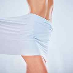 女人工作室腰织物身体健康减肥法苗条的健康的腹部背景模型胃丝绸布审美健康健身护理背景
