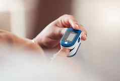 血压力手持有技术背景医疗保健检查糖尿病高血压数字设备医疗护理手指手健康心率检查