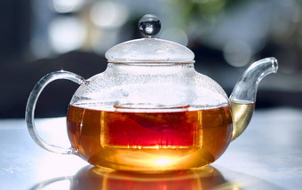 茶喝新鲜的袋玻璃能喝点心酝酿表格厨房Herbal健康自然有机饮料提高免疫系统