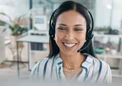 调用中心黑色的女人业务谈话电脑工作支持调用电话销售公司网络联系顾问数字咨询科技