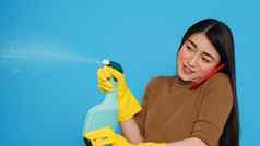 亚洲管家除尘器保护手套清洁房子