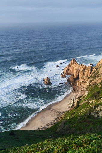 悬崖下士纺织葡萄牙最点欧洲大熊座的酒店海滩<strong>西部</strong>海岸葡萄牙