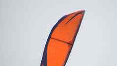 橙色体育运动风筝天空降落伞