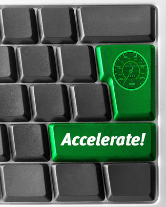 电脑键盘绿色加速关键