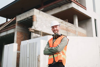 工头构建器男人。建设网站美国工头建设站建设网站