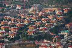 高角视图住宅建筑伊斯坦布尔城市