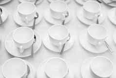 行白色陶瓷咖啡茶杯行咖啡杯