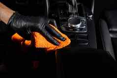 手车室内干燥齿轮箱指示板超细纤维详细说明汽车服务更清洁的工人干车室内