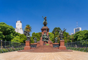 一般穆三<strong>马丁马</strong>术雕像布宜诺斯艾利斯停机坪阿根廷