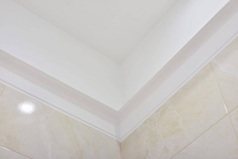 浴室天花板模型米色瓷砖墙