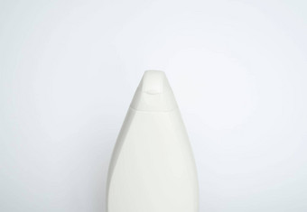 白色塑料肥皂洗发水瓶孤立的皮肤护理乳液洗澡至关重要的产品洗发水瓶浴身体乳液细液体手洗浴室配件