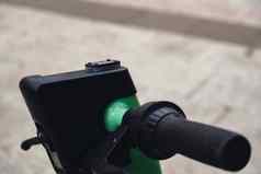 电踏板车街代码e-scooter租赁服务应用程序替代运输城市生态友好的