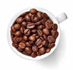 咖啡杯豆子喝表示咖啡馆杯子卡布奇诺咖啡