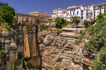 历史<strong>桥桥</strong>新的白色村轮安达卢西亚西班牙