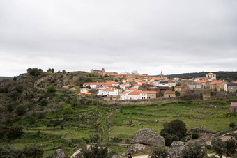 历史村castelo祈祷葡萄牙概念旅行葡萄牙4月