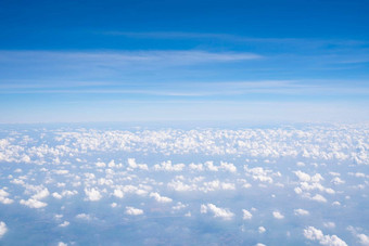 云纹理蓝色的天空飞机
