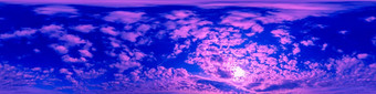 蓝色的天空全景卷云云无缝的球形equirectangular格式完整的天顶图形游戏编辑空中无人机学位全景照片天空<strong>更换</strong>