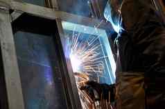 焊接过程制造金属结构修复建设服务概念手册劳动