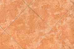 橙色棕色（的）陶瓷地板上瓷砖摘要纹理背景模式前视图