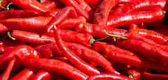 红色的辣椒辣椒蔬菜市场