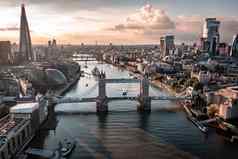 塔桥伦敦具有里程碑意义的资本英格兰泰晤士河
