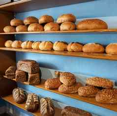 面包类型面包店产品