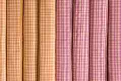 枕头集颜色对象舒适的纺织织物彩色的背景设计古董