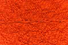 织物线程编织纹理红色的针织模式纤维材料背景纺织编织