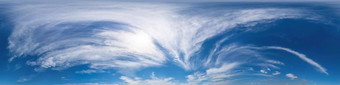 蓝色的夏天天空圆顶全景云地面合适的容易图形复合空中地面全景照片无缝的完美的天空更换