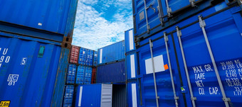 容器物流货物航运业务容器船进口出口物流容器运费站物流行业港口港口容器港卡车运输